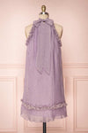 Andzelika Purple Flared Halter Cocktail Dress | Boutique 1861 5