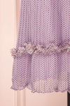 Andzelika Purple Flared Halter Cocktail Dress | Boutique 1861 8