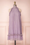 Andzelika Purple Flared Halter Cocktail Dress | Boutique 1861