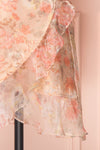 Angioletta Pink Short Sleeve Floral Dress | Boutique 1861 skirt