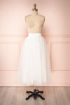 Anitia Ivory Tulle Midi A-Line Skirt | Boudoir 1861 front