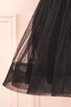 Anjali Black | Short Flared Tulle Dress bottom
