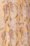 Anouk Yellow Floral Bustier Gown | Boutique 1861 fabric details