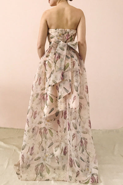 Anouk Blush | Pink Floral Maxi Dress
