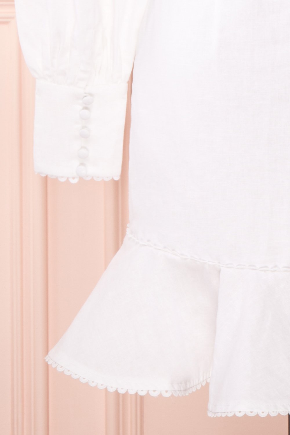 Anoukis White Long Sleeves Bridal Dress sleeves | Boudoir 1861