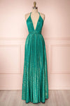 Anywa Émeraude Glitter Dress | Robe Longue | Boutique 1861