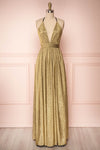 Anywa Or Gold Glitter Dress | Robe Longue | Boutique 1861