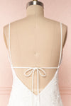 Aranna White Lace Bridal Dress | Robe Blanche back close up lace | Boudoir 1861