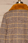 Arcanum Soft Plaid Topcoat | Manteau | La Petite Garçonne back close-up