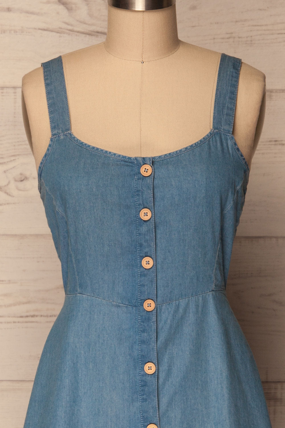 Ardpatrick Blue Denim Button-Up Summer Dress | La Petite Garçonne 2 