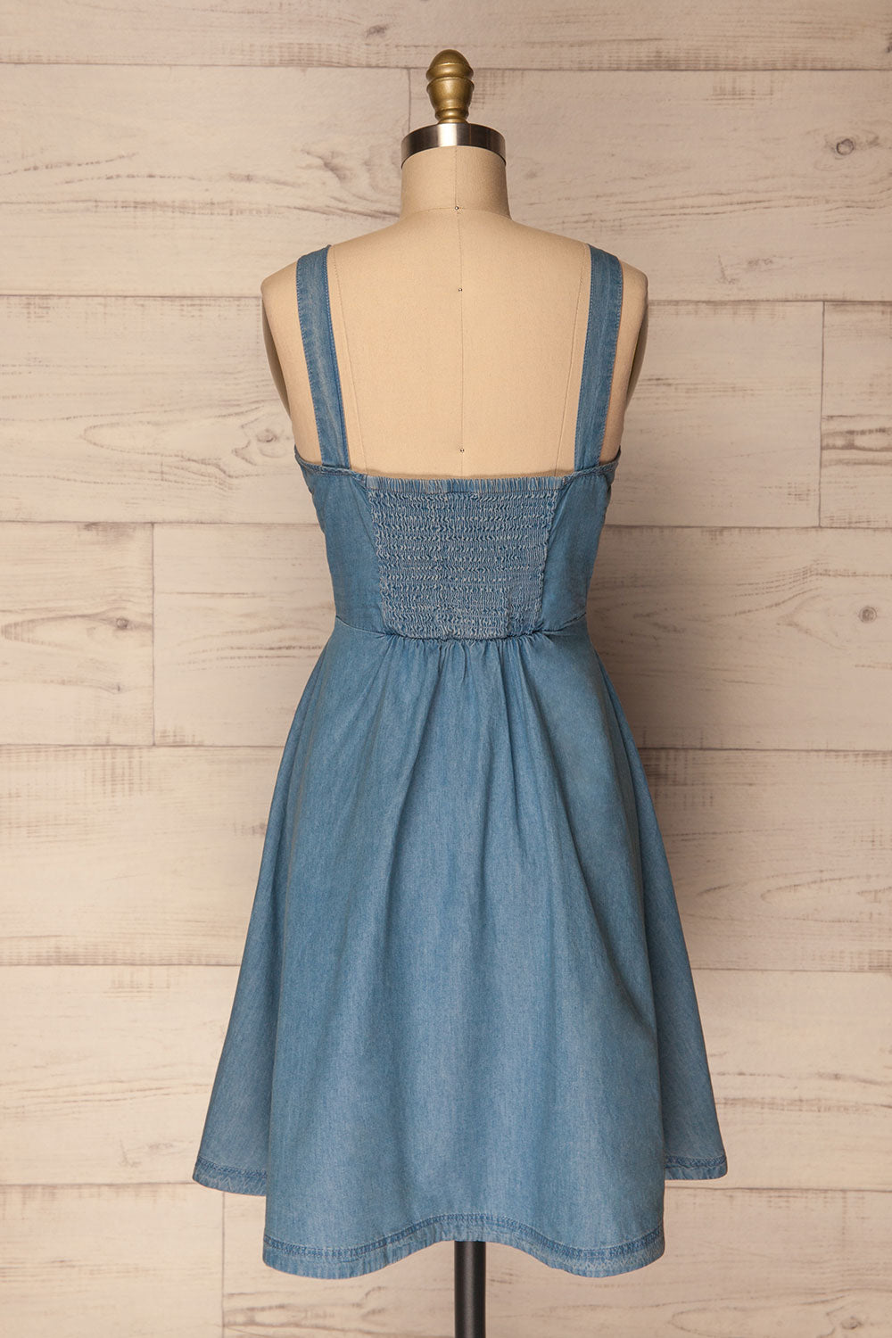 Ardpatrick Blue Denim Button-Up Summer Dress | La Petite Garçonne 5