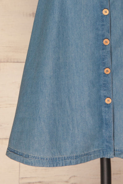 Ardpatrick Blue Denim Button-Up Summer Dress | La Petite Garçonne 7