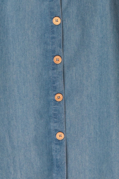Ardpatrick Blue Denim Button-Up Summer Dress | La Petite Garçonne 8