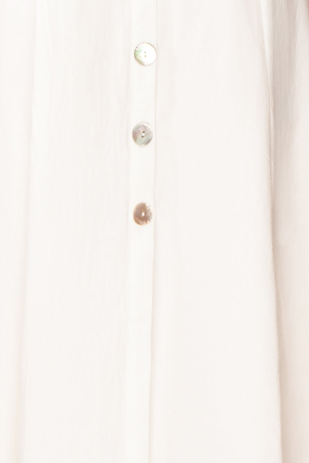 Arethusa White Linen Midi Dress fabric | Boutique 1861