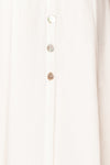 Arethusa White Linen Midi Dress fabric | Boutique 1861