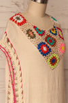 Arginonda Beige Poncho with Crocheted Lace | La Petite Garçonne 4