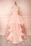 Armande Voluminous Light Pink Maxi Dress | Boutique 1861