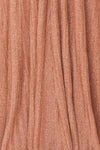 Arnemande Rosegold Pleated Gown w/ Glitters fabric | Boutique 1861