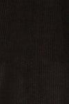 Arnhem Anis Black Knit Cardigan w/ Pockets | La Petite Garçonne fabric detail