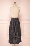 Ashling Black & White Polkadot Flare Midi Skirt | Boutique 1861 6