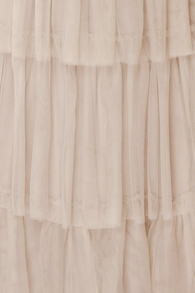 Ashlyn Grey Lace & Tulle Gown | Boudoir 1861 texture