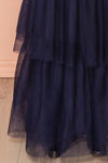 Ashlyn Navy Blue Lace & Tulle Gown | Boudoir 1861 8