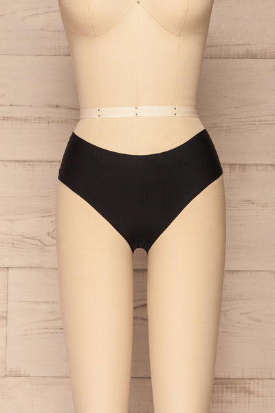 Astris Black Seamless Underwear | La petite garçonne  front view