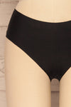 Astris Black Seamless Underwear | La petite garçonne front close-up