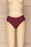 Astris Burgundy Seamless Underwear | La petite garçonne  front view