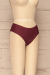 Astris Burgundy Seamless Underwear | La petite garçonne  side view
