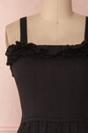 Athena Black A-Line Midi Dress | Boutique 1861 2