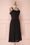 Athena Black A-Line Midi Dress | Boutique 1861 3