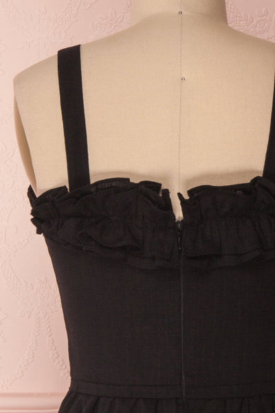 Athena Black A-Line Midi Dress | Boutique 1861 6