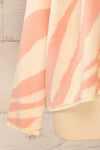 Athena Pink Zebra Print Sweater | La petite garçonne bottom