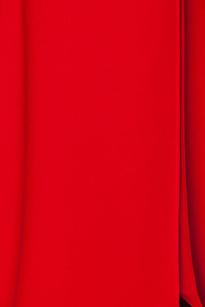 Athenia Red Top & Skirt Set fabric | La Petite Garçonne Chpt. 2