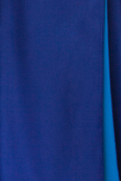 Athenia Royal Blue Top & Skirt Set fabric | La Petite Garçonne Chpt. 2