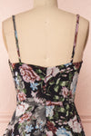 Aumakua Floral Maxi Wrap Dress | Robe Fleurie | Boutique 1861 back close-up