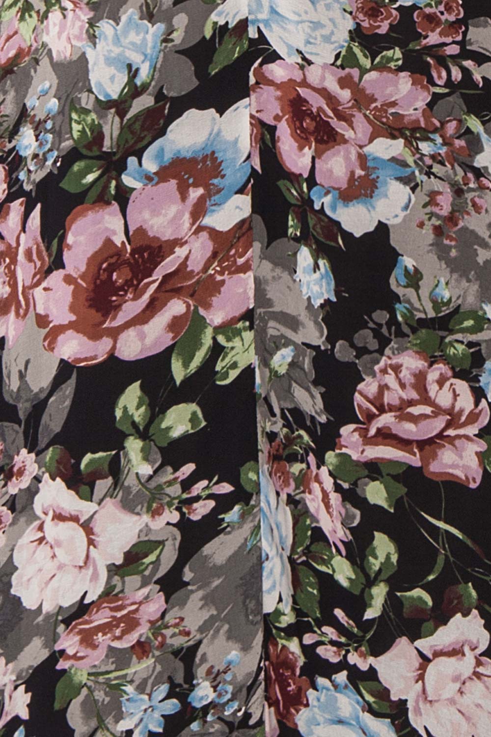 Aumakua Floral Maxi Wrap Dress | Robe Fleurie | Boutique 1861 fabric detail 
