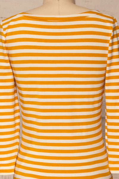 Austad Sun Mustard Yellow & White Striped Top | La Petite Garçonne 6