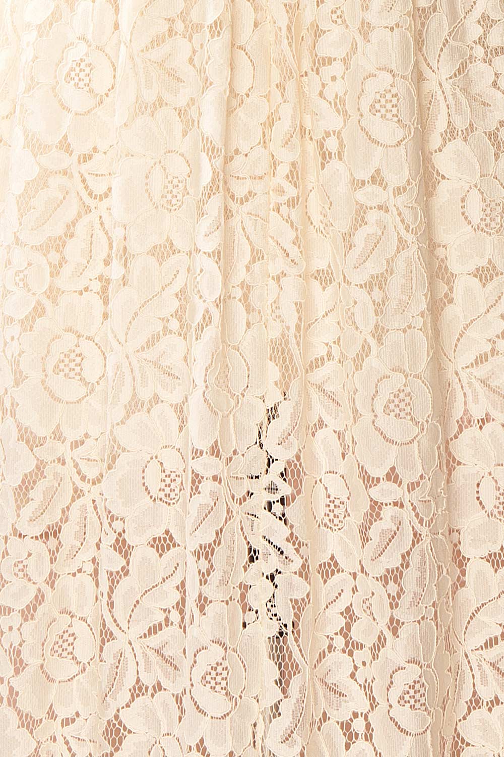 Avelen Cream Hi-Low Bridal Lace Gown | Boudoir 1861