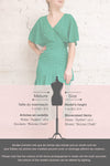 Ayelen Green Polka Dot Midi Dress w/ Frills | Boutique 1861 template