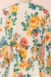 Aygen Colourful Floral Chiffon Peplum Blouse | Boutique 1861 6