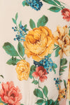 Aygen Colourful Floral Chiffon Peplum Blouse | Boutique 1861 7