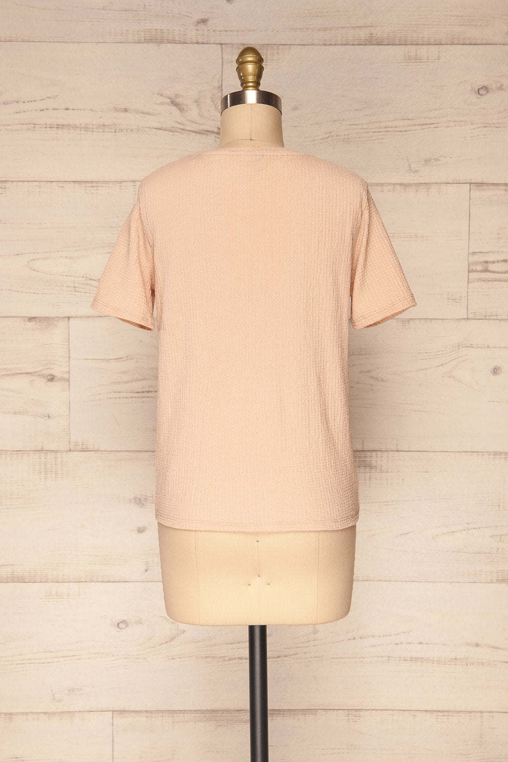 Baejon Aube Dusty Pink Crepe T-Shirt | La Petite Garçonne 5