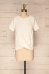 Baejon Jour White Crepe T-Shirt | La Petite Garçonne 1