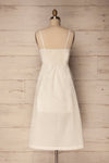 Balma Blanc White A-line Button-Up Midi Dress | La Petite Garçonne 5