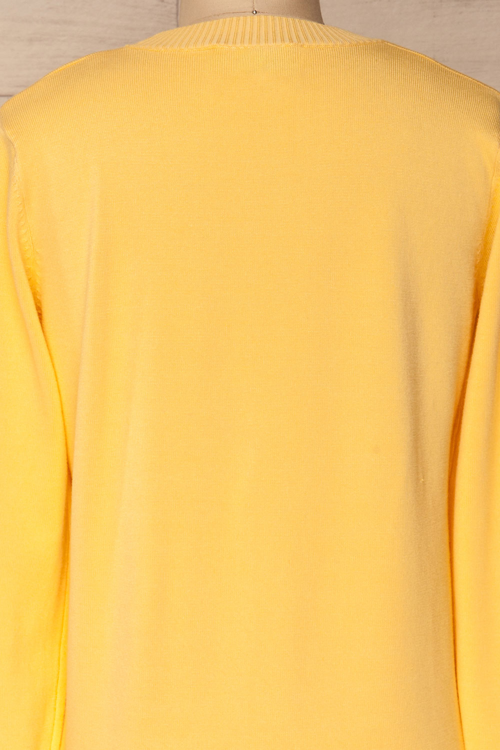 Bananah Yellow Embroidered Knit Sweater | La Petite Garçonne 8