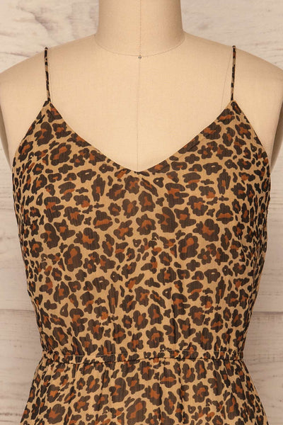 Banasur Cheetah Print A-Line Summer Dress | La Petite Garçonne 3