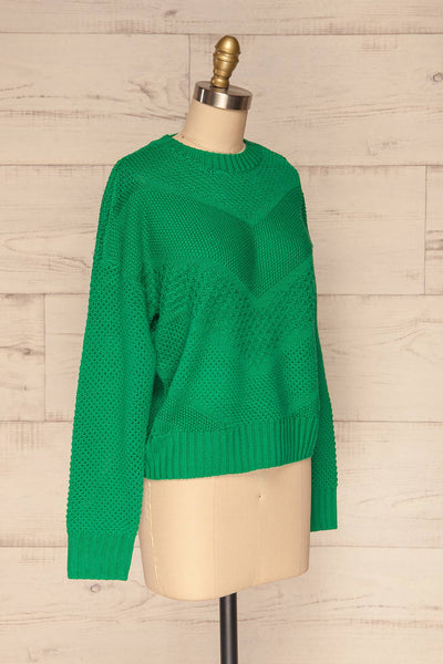 Banife Mint Green Knit Sweater | La Petite Garçonne 3