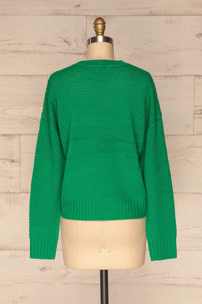 Banife Mint Green Knit Sweater | La Petite Garçonne 5
